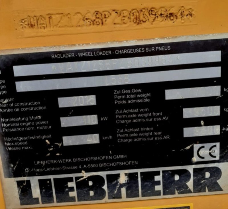 Radlader tip Liebherr L 538 kein 514 524 528 542 546, Gebrauchtmaschine in Gemmingen (Poză 17)