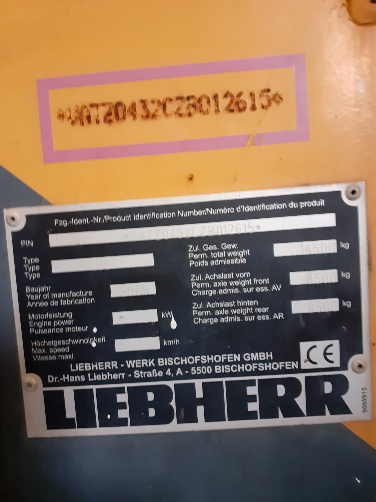 Radlader des Typs Liebherr L 538 kein 524 526 542, Gebrauchtmaschine in Gemmingen (Bild 23)