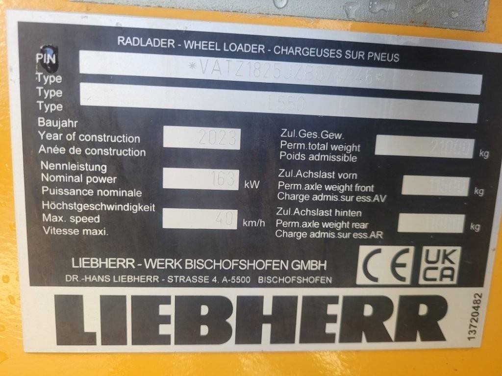 Radlader of the type Liebherr L 550 XPower, Gebrauchtmaschine in Vojens (Picture 21)