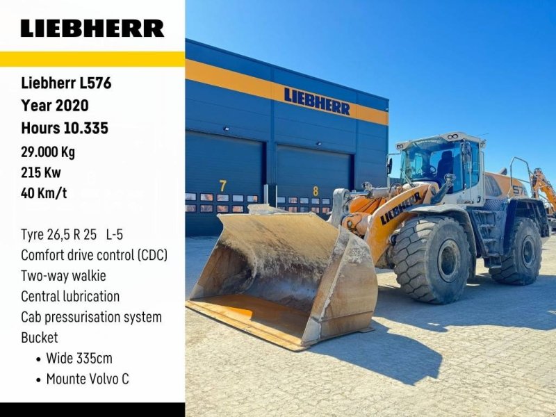 Radlader типа Liebherr L 576, Gebrauchtmaschine в Vojens