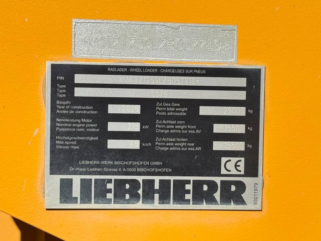 Radlader типа Liebherr L 576, Gebrauchtmaschine в Vojens (Фотография 23)