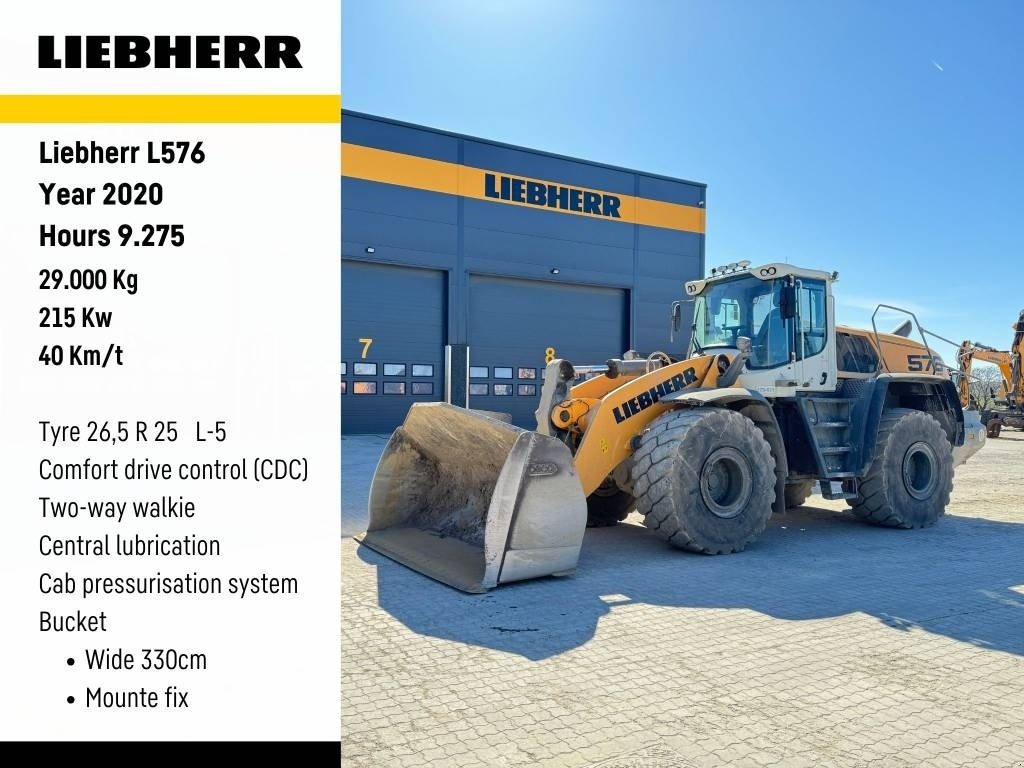 Radlader типа Liebherr L 576, Gebrauchtmaschine в Vojens (Фотография 1)