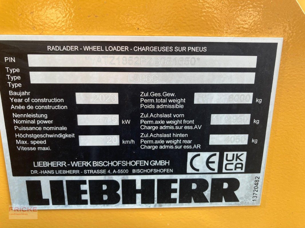Radlader του τύπου Liebherr L506 Compact, Gebrauchtmaschine σε Bockel - Gyhum (Φωτογραφία 2)