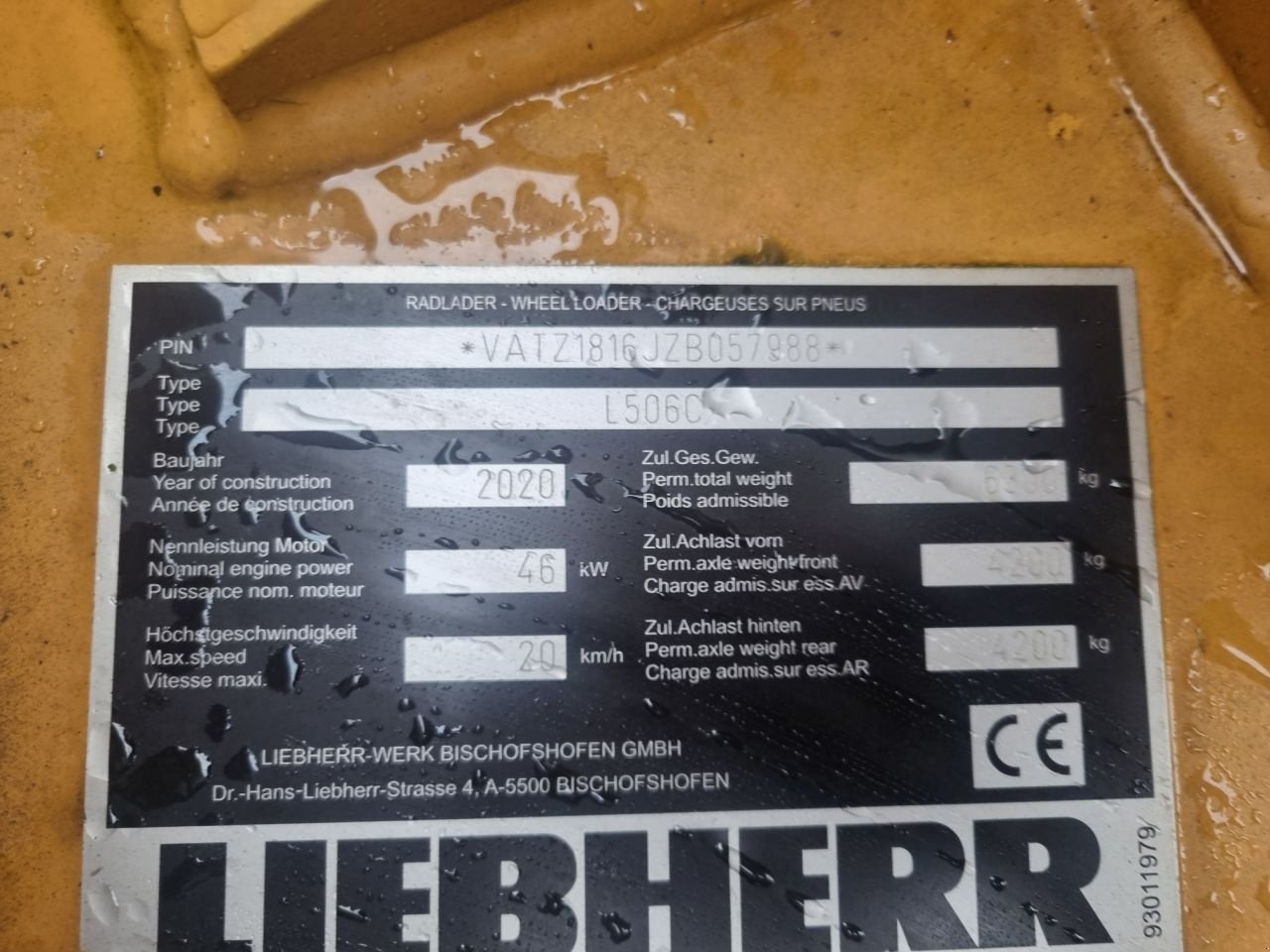 Radlader typu Liebherr L506C, Gebrauchtmaschine v Lunteren (Obrázek 11)
