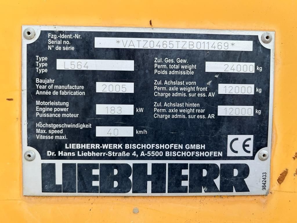 Radlader typu Liebherr L564, Gebrauchtmaschine w Gabersdorf (Zdjęcie 2)