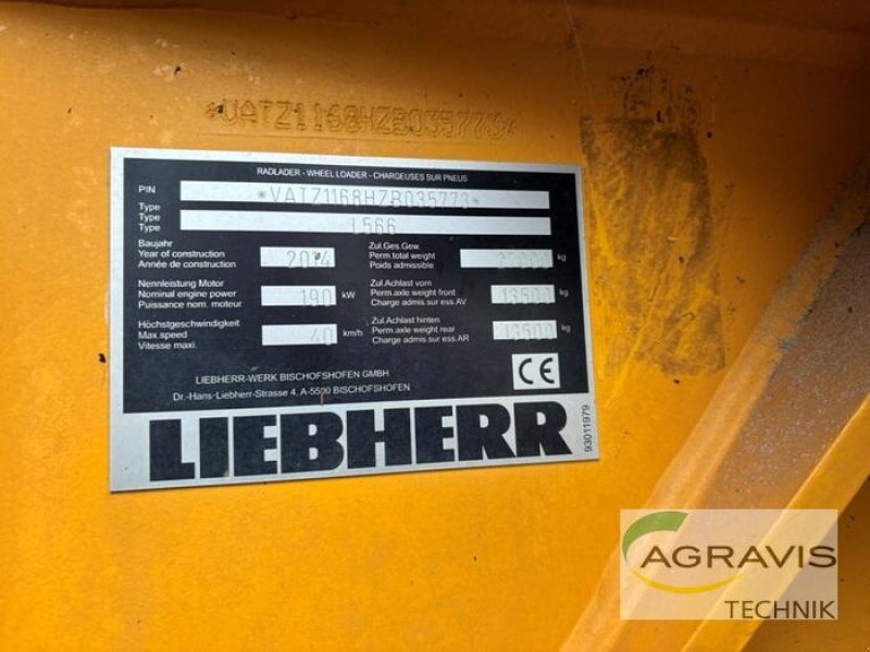 Radlader типа Liebherr L566, Gebrauchtmaschine в Meppen (Фотография 5)