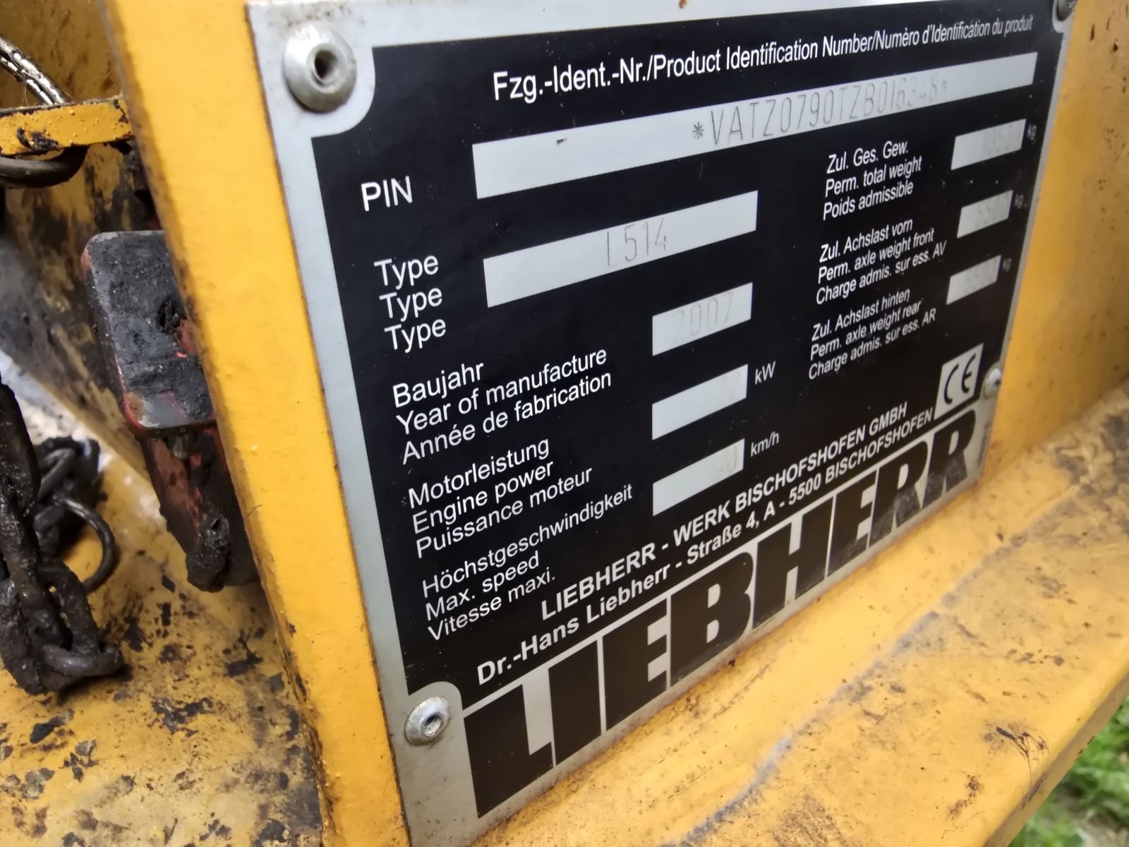 Radlader типа Liebherr Sonstiges, Gebrauchtmaschine в Gabersdorf (Фотография 14)