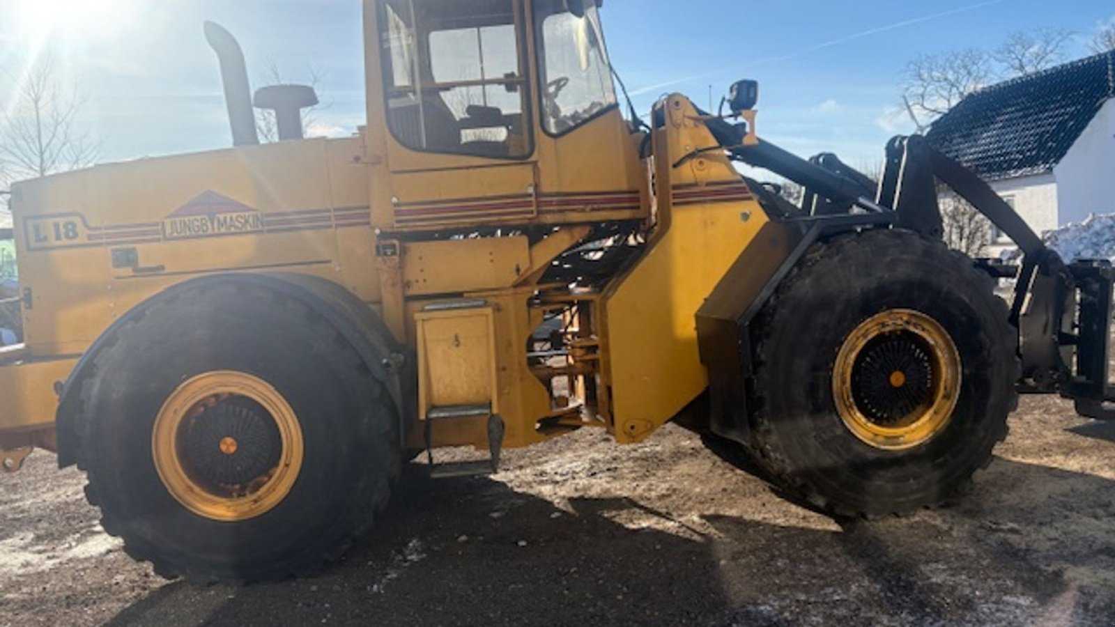 Radlader des Typs Ljungby L18 CENTRALSMØRING, HYDRAULISK VOLVO BM SKIFTE, 3. FUNKTION, Gebrauchtmaschine in Dronninglund (Bild 7)