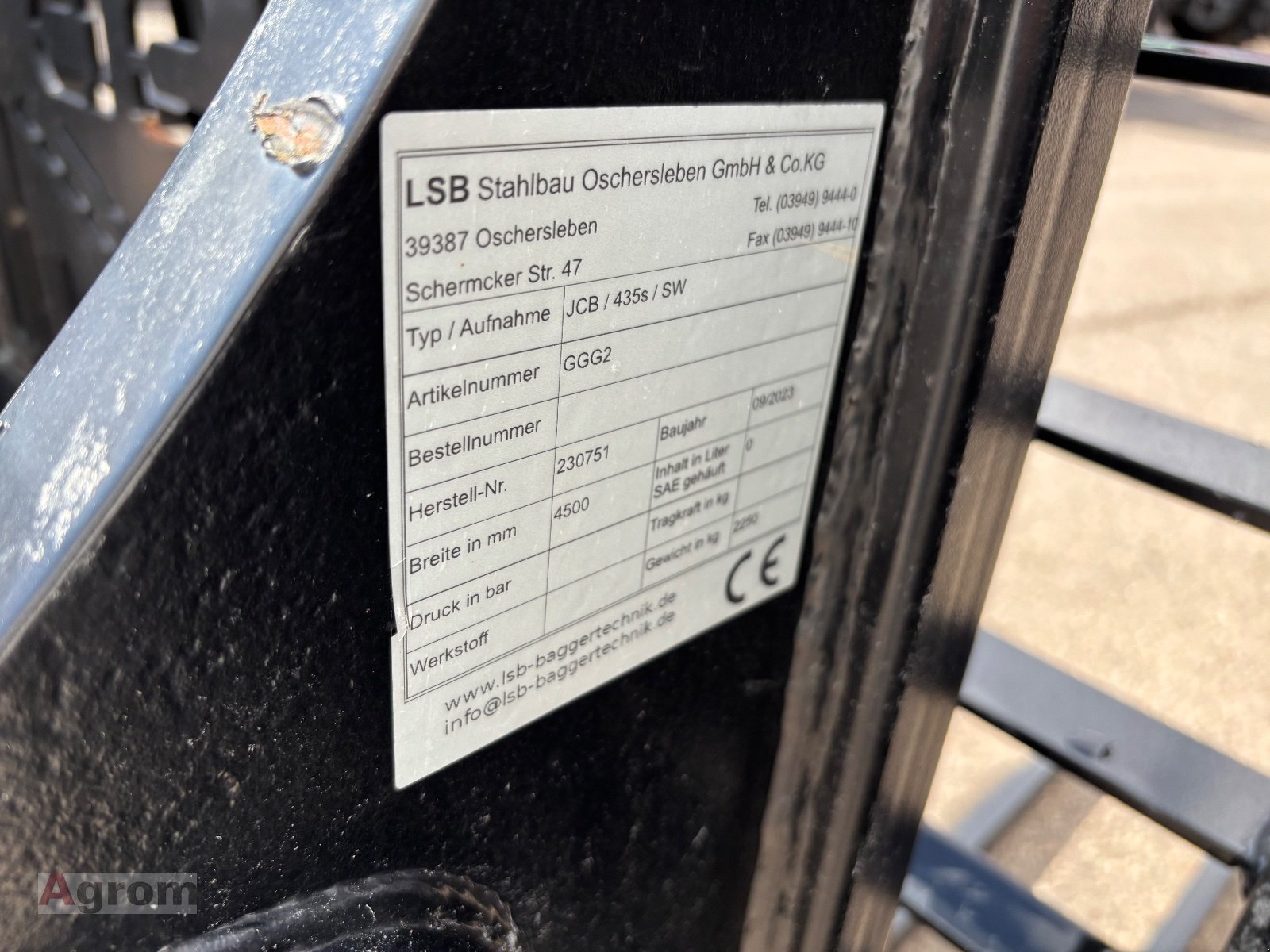 Radlader типа LSB Grasgabel 4500, Gebrauchtmaschine в Gesingen (Фотография 4)