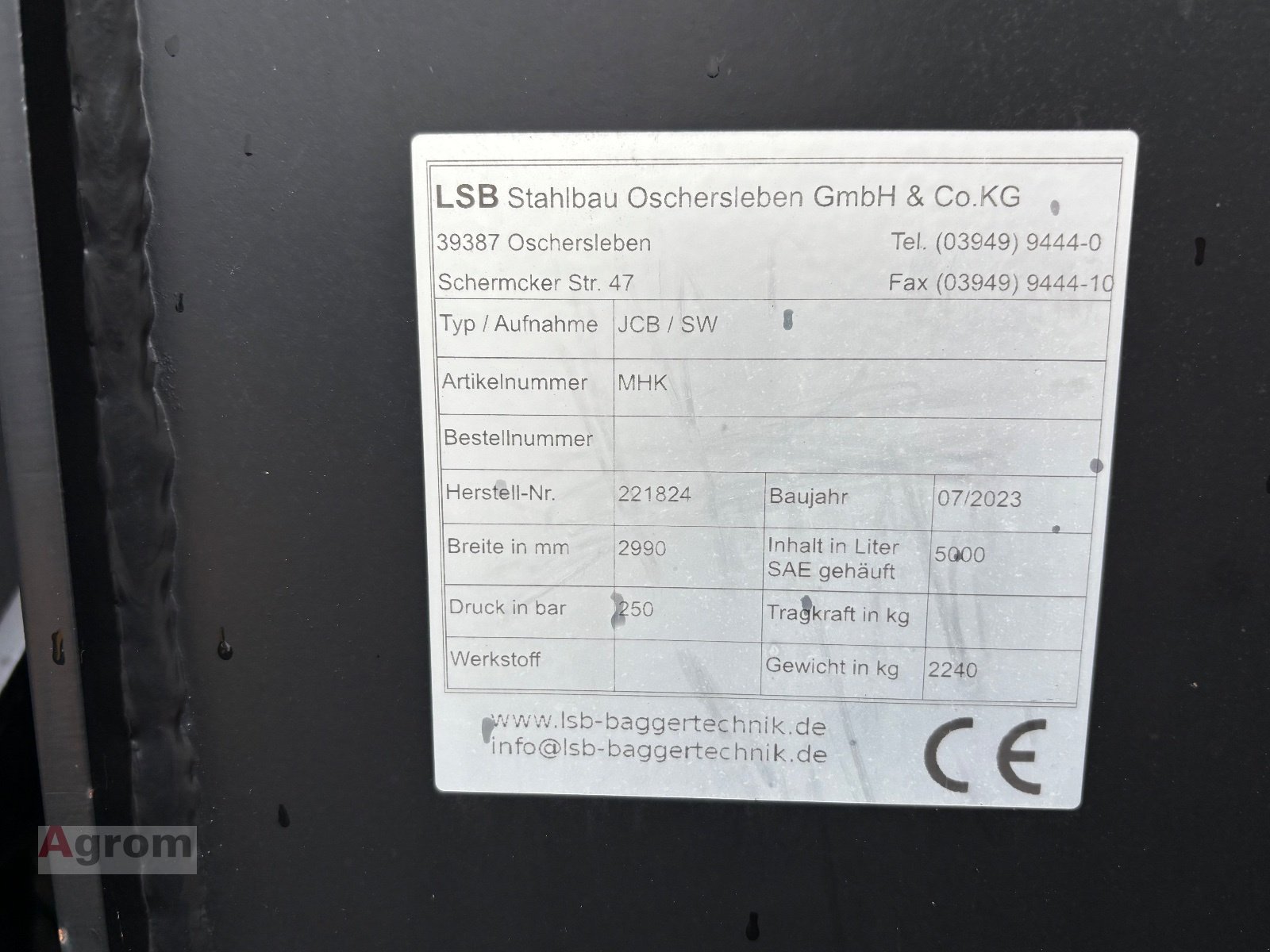 Radlader типа LSB Hochkippschaufel, Neumaschine в Gesingen (Фотография 3)