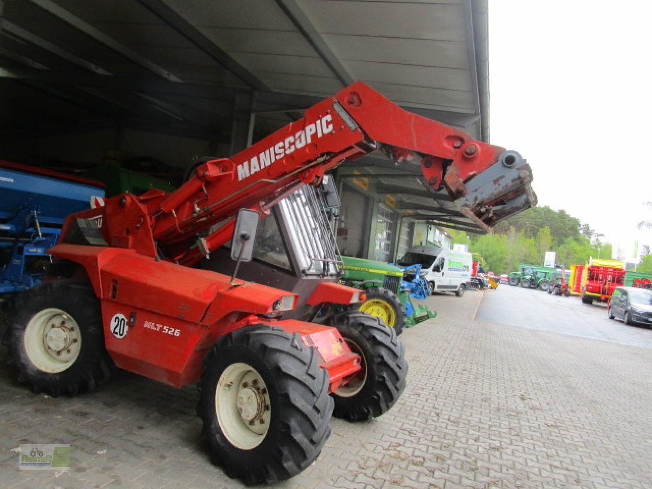 Radlader от тип Manitou 526 Teleskoplader, Gebrauchtmaschine в Wernberg-Köblitz (Снимка 2)