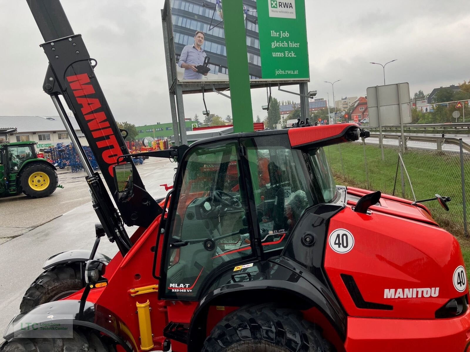 Radlader of the type Manitou MLA533 Teleradlader, Vorführmaschine in Korneuburg (Picture 4)