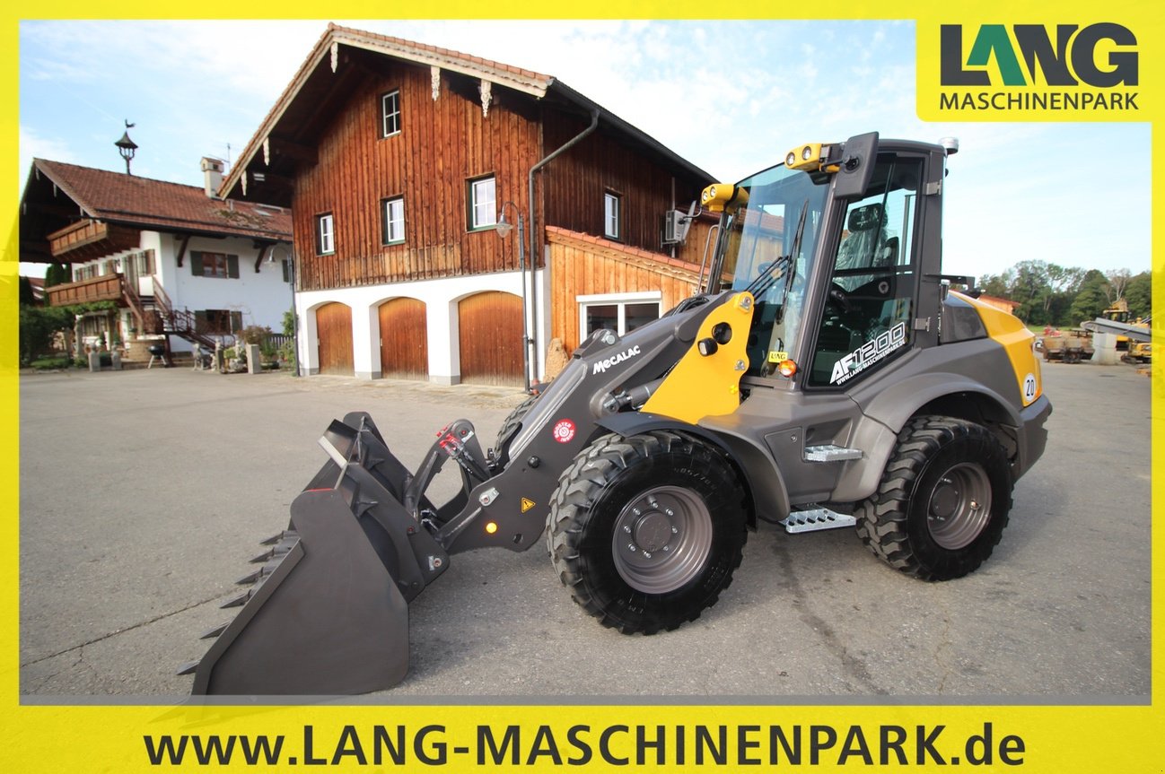 Radlader des Typs Mecalac AF 1200 inkl. Schaufel & Gabel Radlader, Neumaschine in Petting (Bild 1)