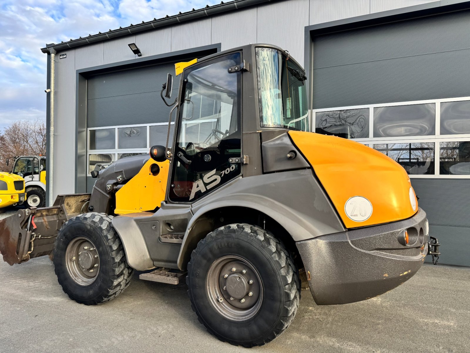 Radlader Türe ait Mecalac AS 700 - SCHWENKLADER - 1. HAND, Gebrauchtmaschine içinde Falkenstein (resim 6)