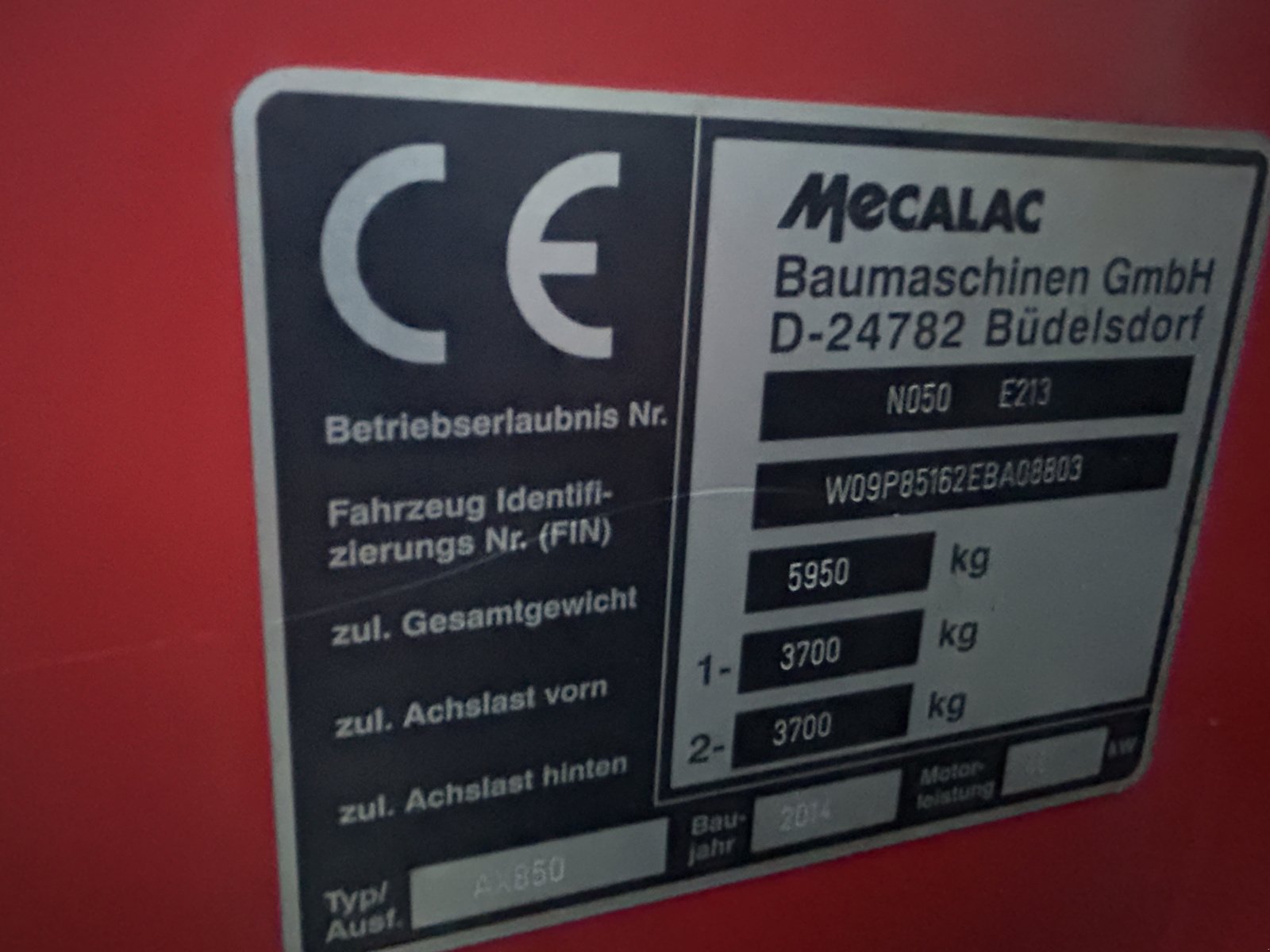 Radlader of the type Mecalac AX 850, Gebrauchtmaschine in Rennertshofen (Picture 16)