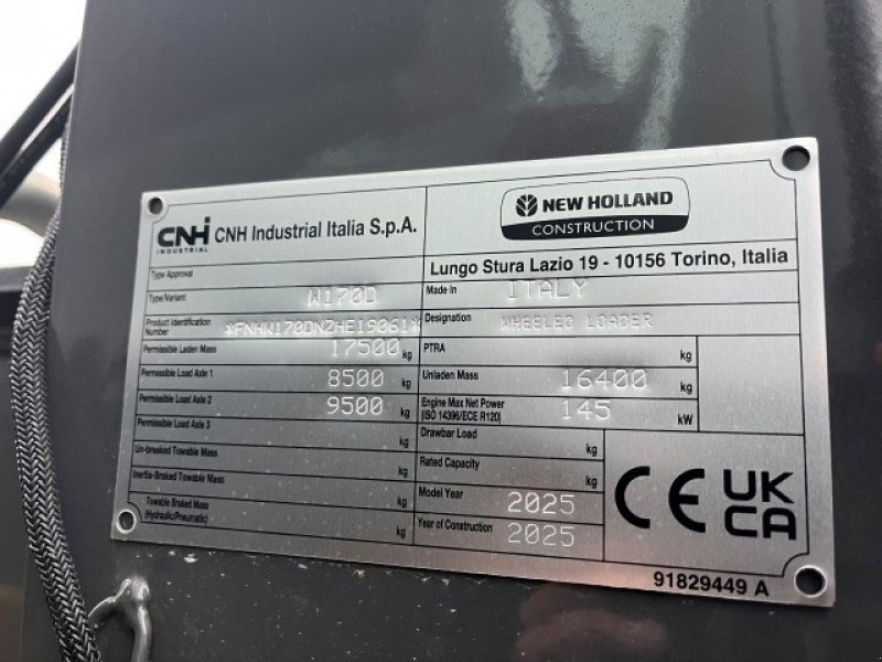 Radlader van het type New Holland W 170D II XR, Gebrauchtmaschine in Rødding (Foto 16)
