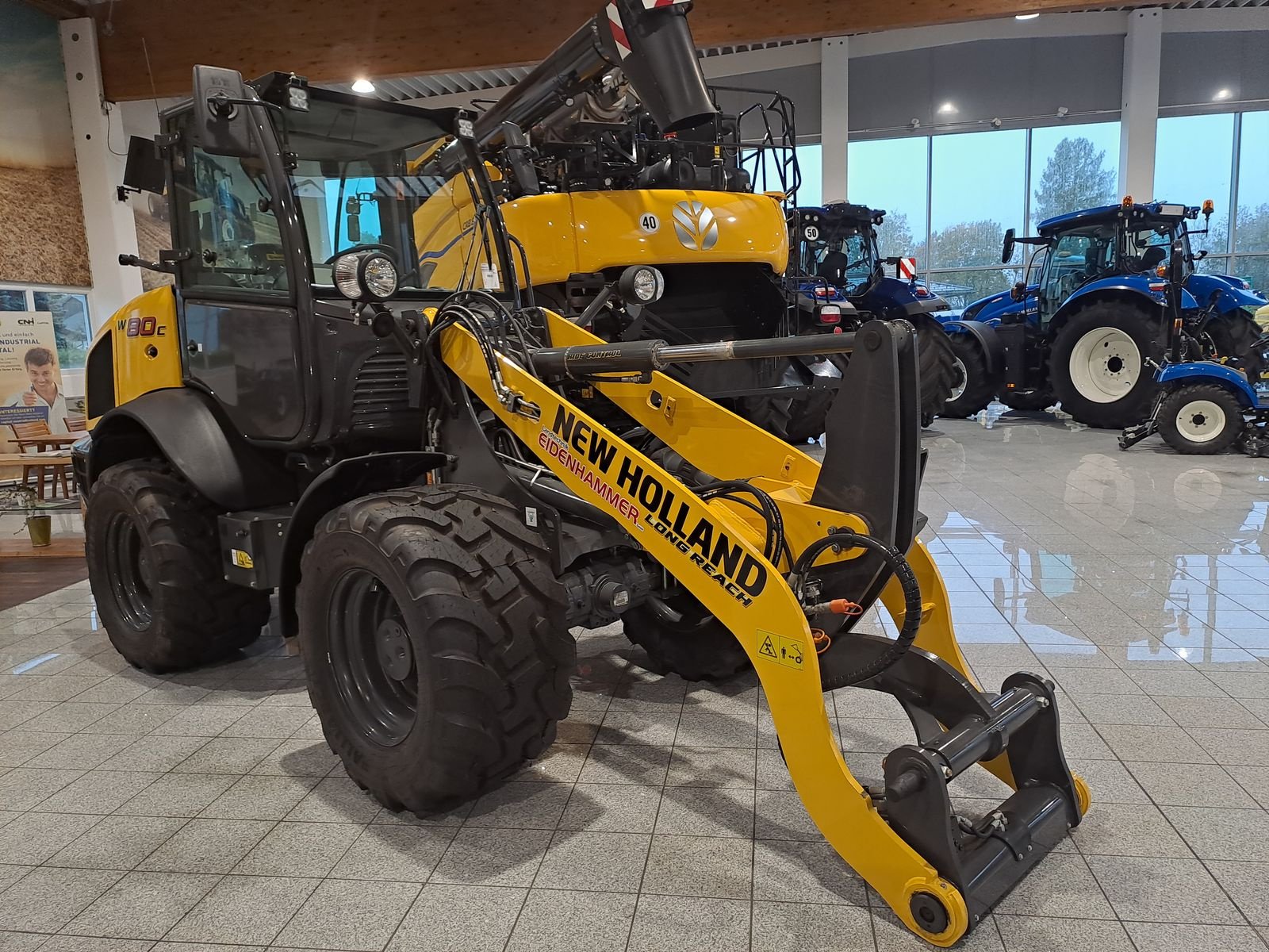 Radlader tip New Holland W 80 C, Neumaschine in Burgkirchen (Poză 3)