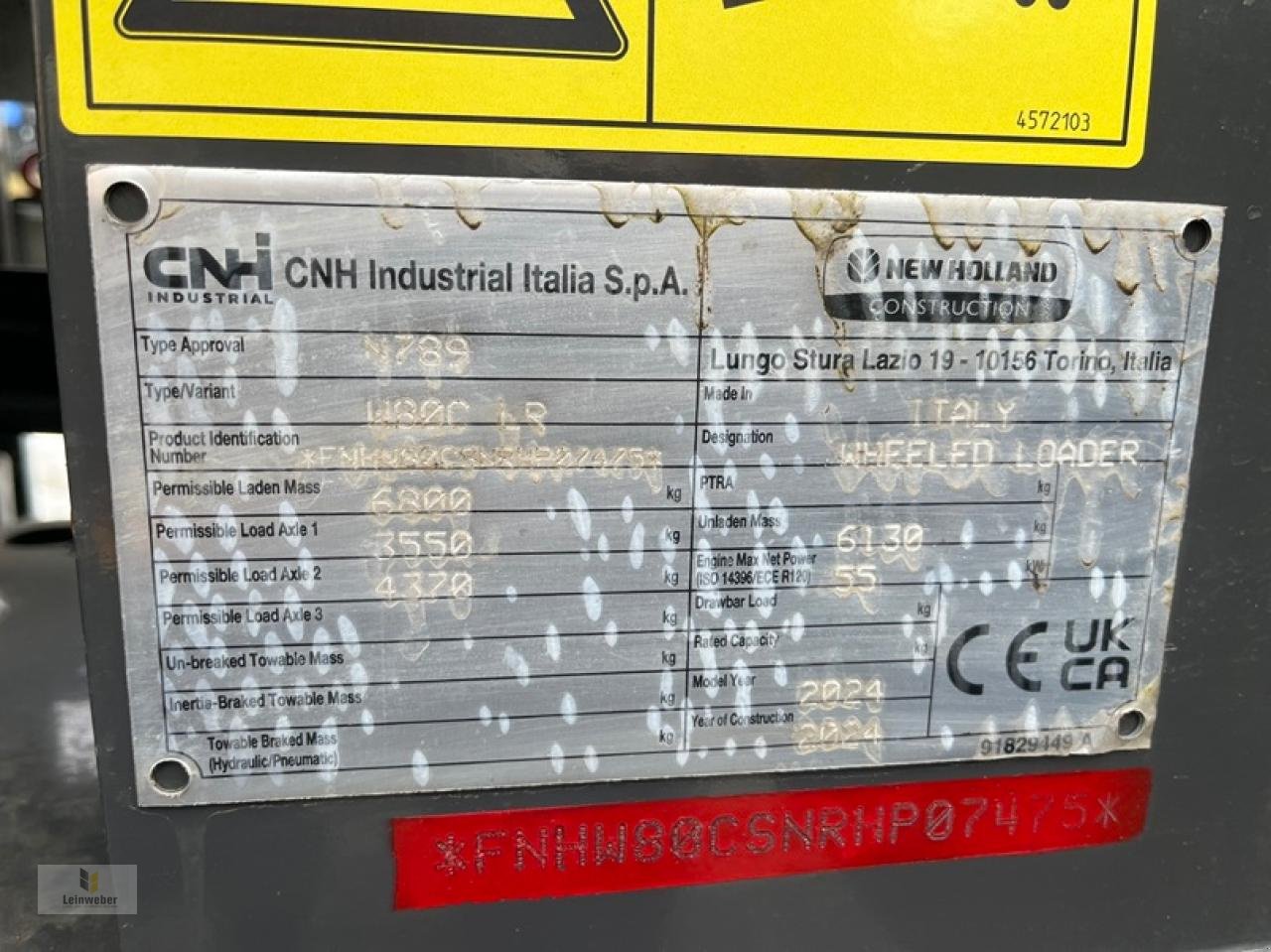 Radlader от тип New Holland W 80 C, Gebrauchtmaschine в Neuhof - Dorfborn (Снимка 7)