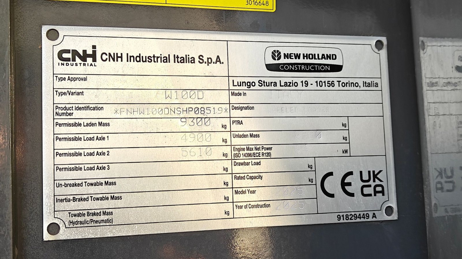 Radlader tip New Holland W100D W100D, Gebrauchtmaschine in Holstebro (Poză 11)