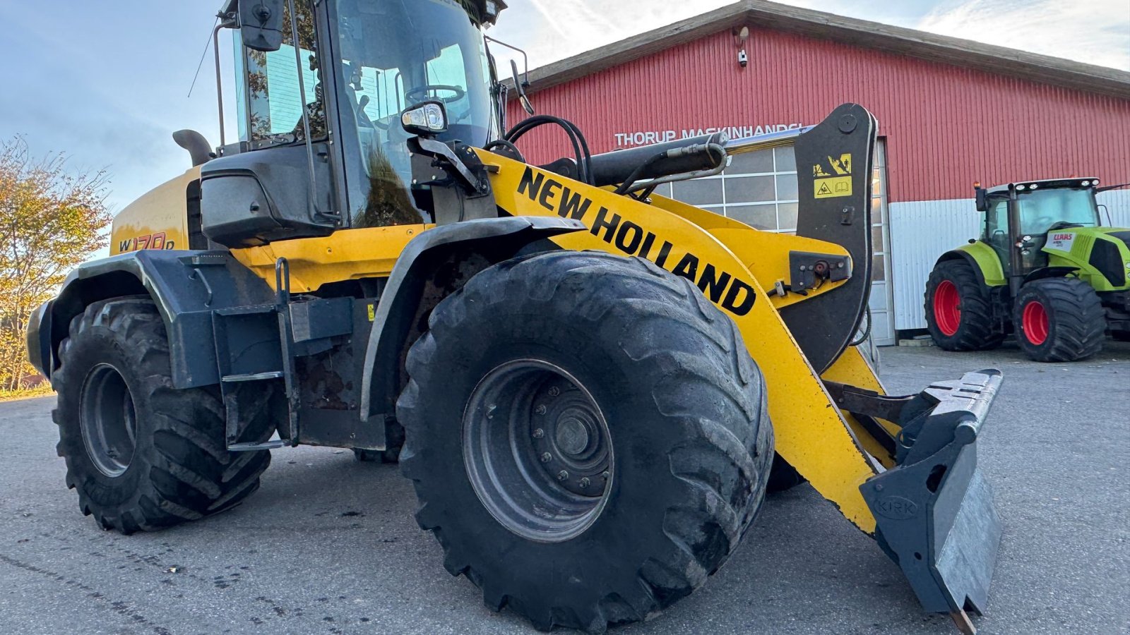 Radlader des Typs New Holland W170D KUN 5500 TIMER OG MED SKOVL!, Gebrauchtmaschine in Nørager (Bild 14)