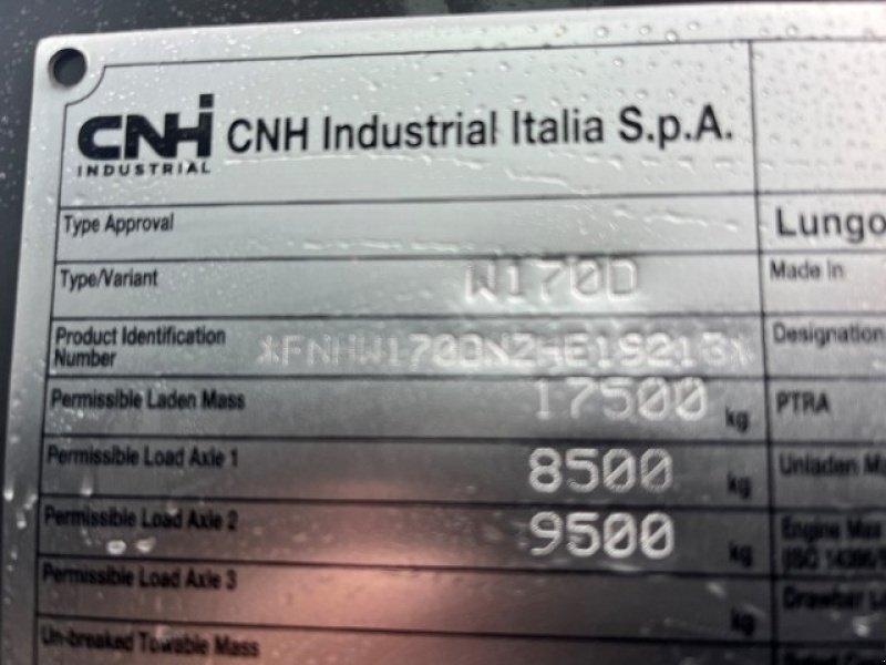 Radlader typu New Holland W170D PLUS FORAGE PO, Gebrauchtmaschine w Rødding (Zdjęcie 11)