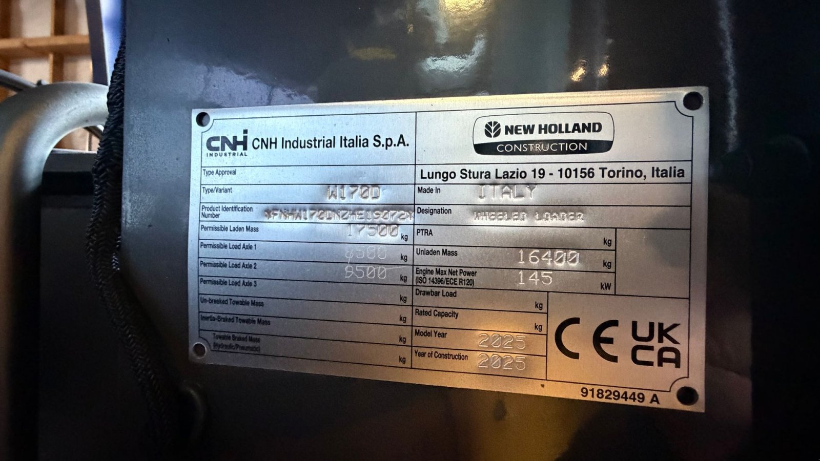 Radlader van het type New Holland W170D, Gebrauchtmaschine in Gjerlev J. (Foto 3)