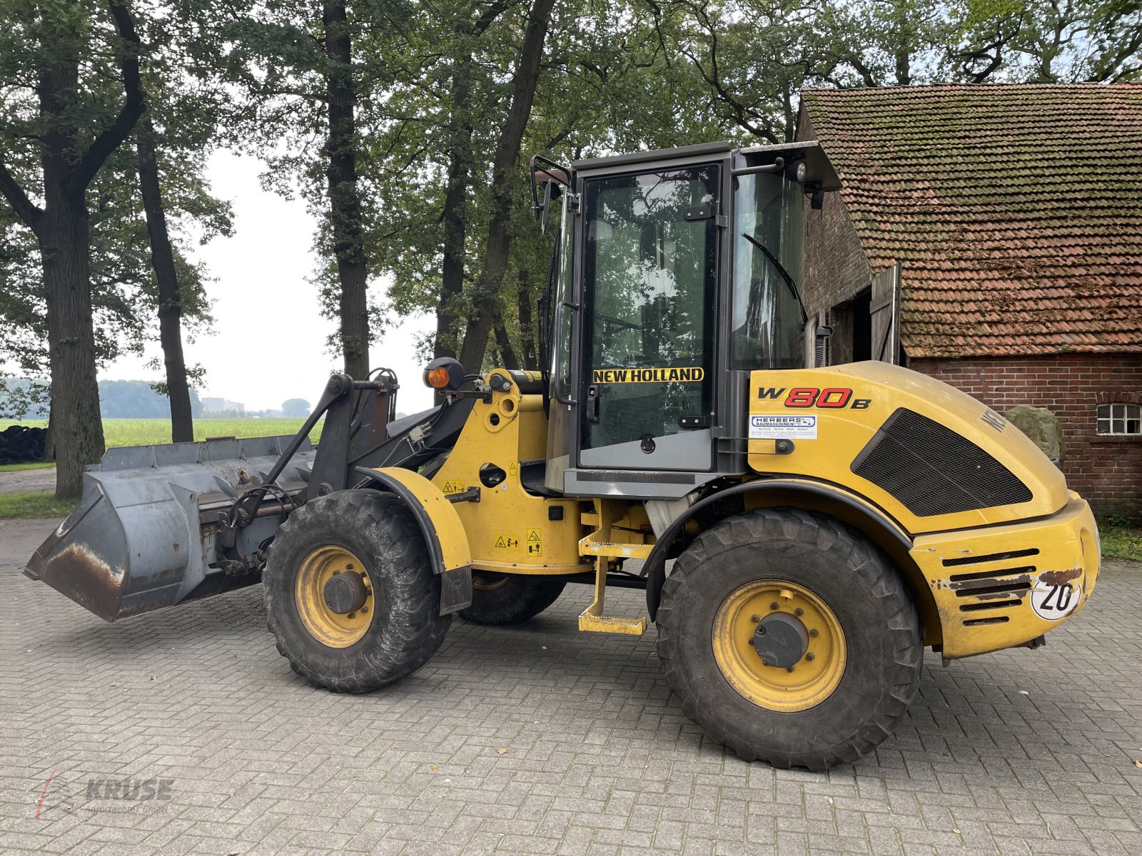 Radlader des Typs New Holland W80 BTC, Gebrauchtmaschine in Fürstenau (Bild 1)