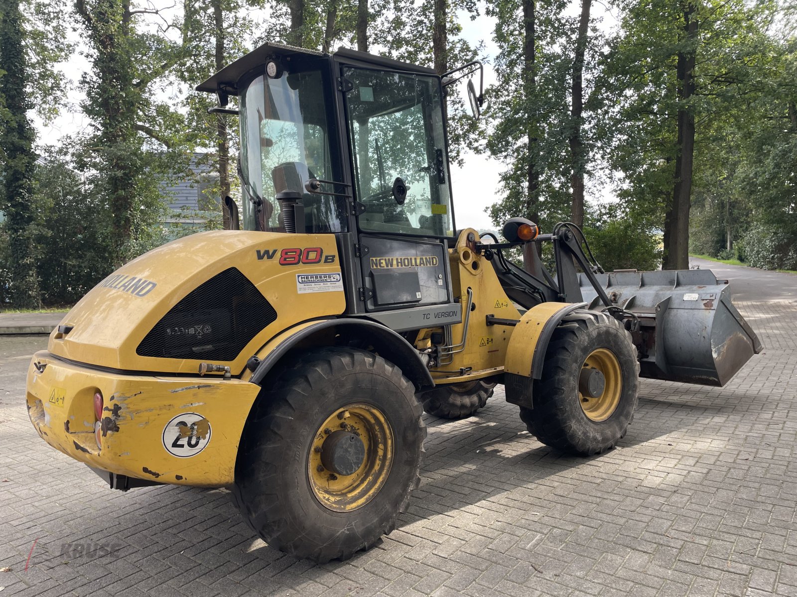 Radlader des Typs New Holland W80 BTC, Gebrauchtmaschine in Fürstenau (Bild 7)