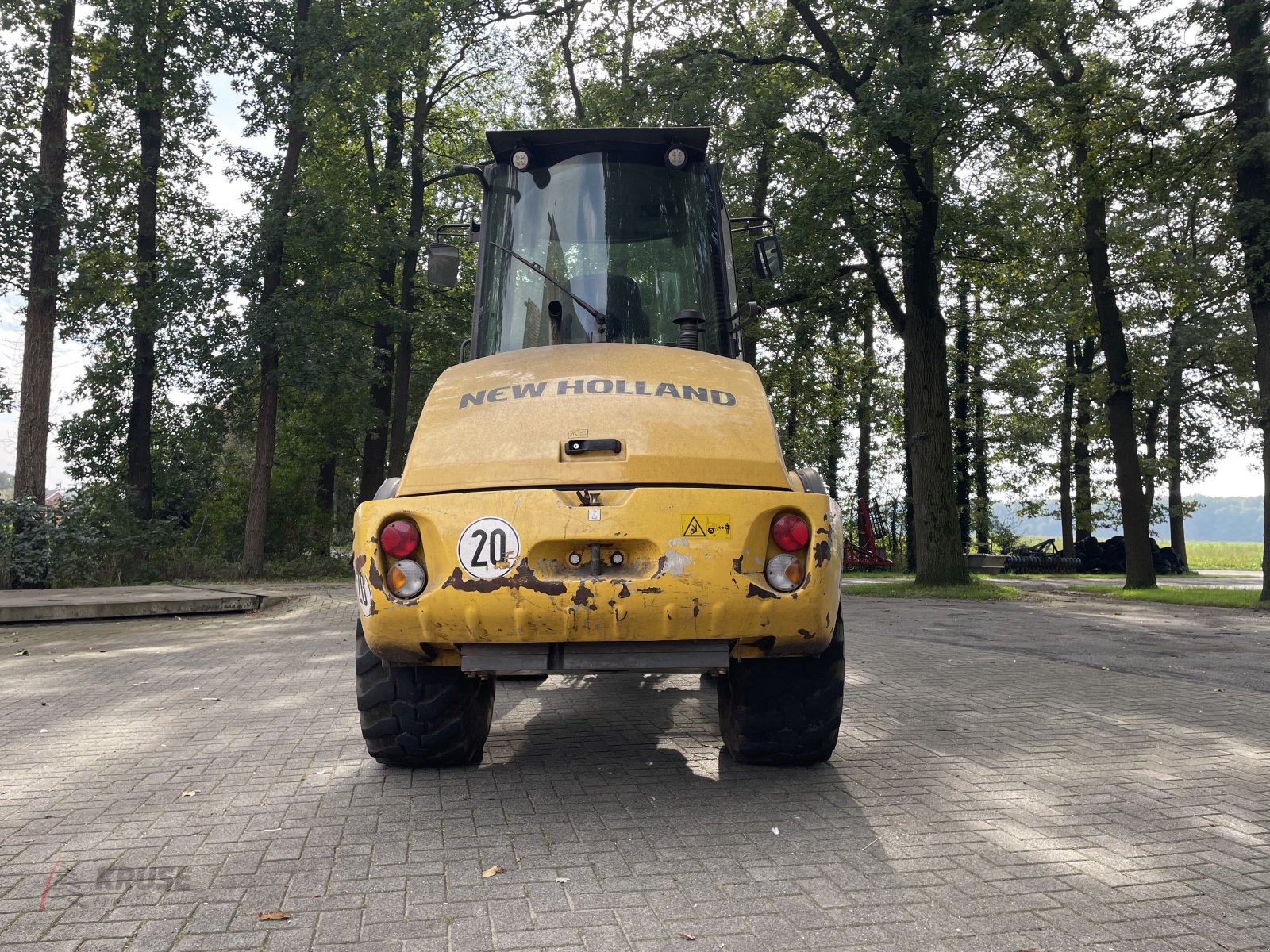 Radlader des Typs New Holland W80 BTC, Gebrauchtmaschine in Fürstenau (Bild 8)