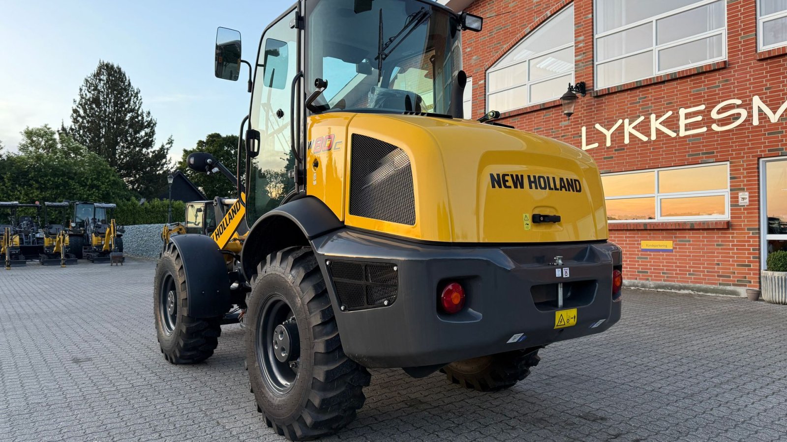 Radlader of the type New Holland W80C ZR-HS, Gebrauchtmaschine in Gjerlev J. (Picture 8)