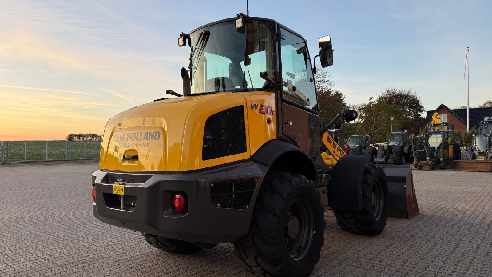 Radlader van het type New Holland W80C ZR-HS, Gebrauchtmaschine in Gjerlev J. (Foto 5)