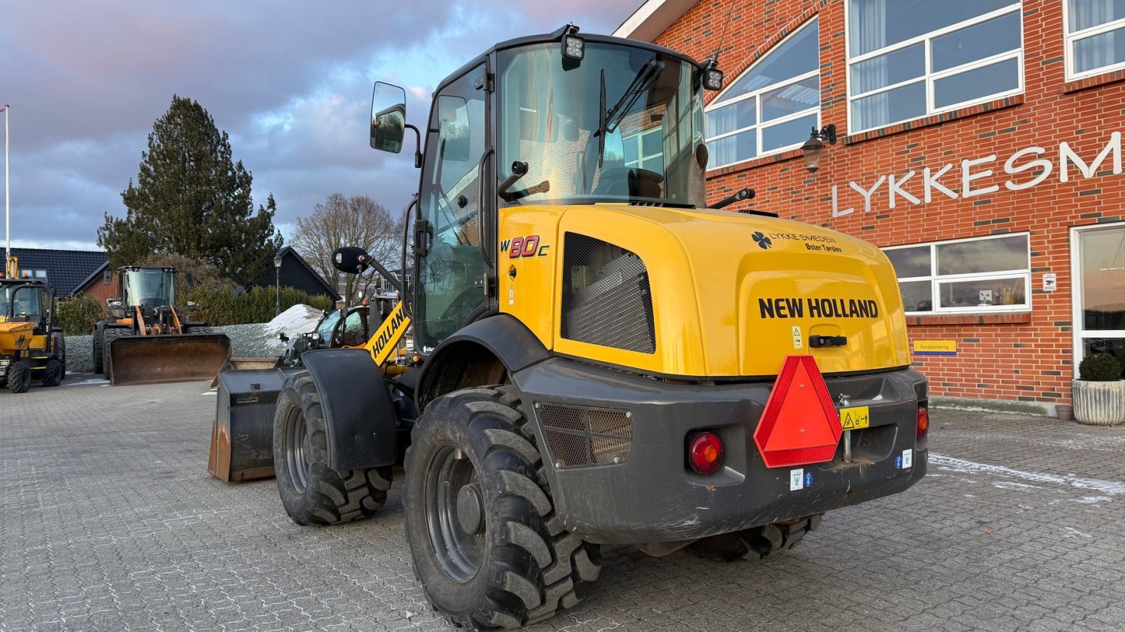 Radlader des Typs New Holland W80C ZR-HS, Gebrauchtmaschine in Gjerlev J. (Bild 8)