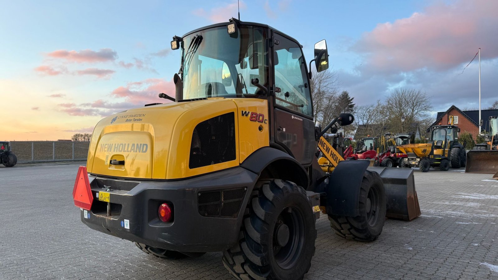 Radlader des Typs New Holland W80C ZR-HS, Gebrauchtmaschine in Gjerlev J. (Bild 5)