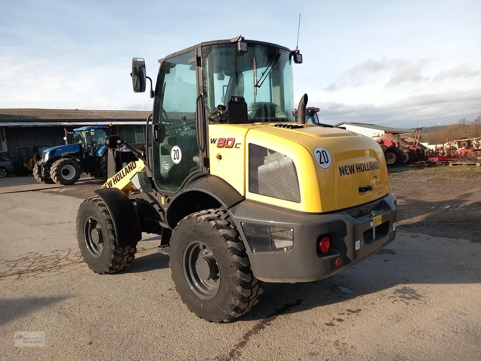Radlader от тип New Holland W80C, Vorführmaschine в Altenberge (Снимка 4)