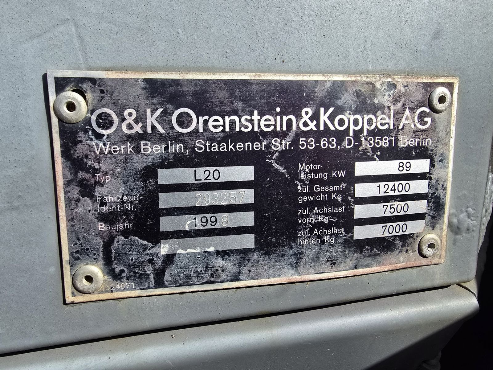 Radlader of the type O&K L20, Gebrauchtmaschine in Gabersdorf (Picture 14)