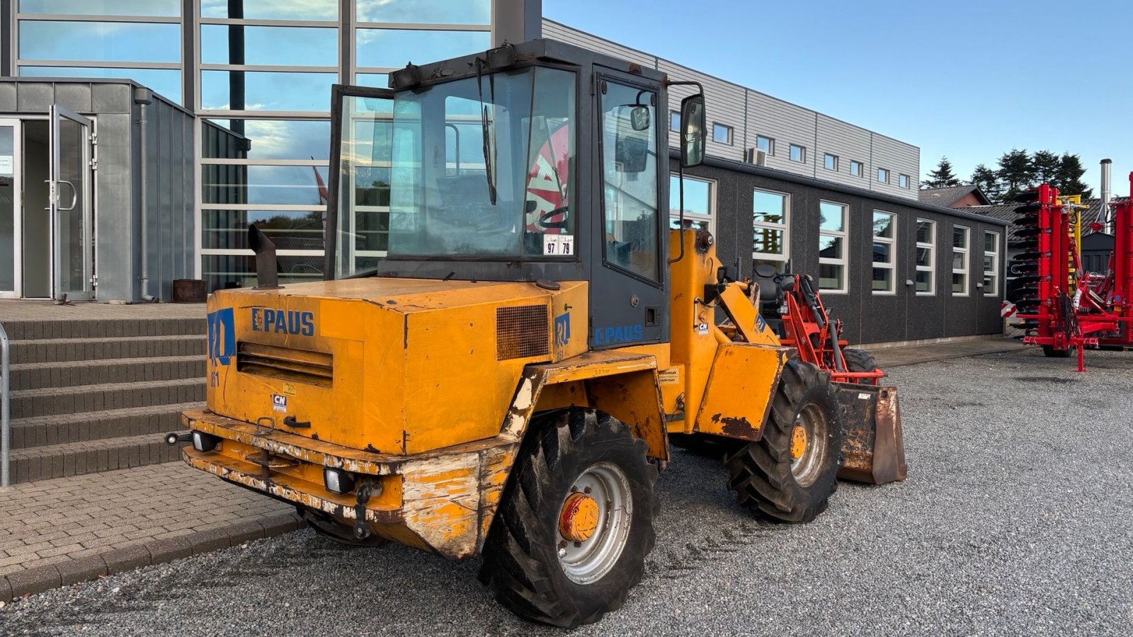 Radlader des Typs Paus RL 851 På vej ind., Gebrauchtmaschine in Gram (Bild 5)