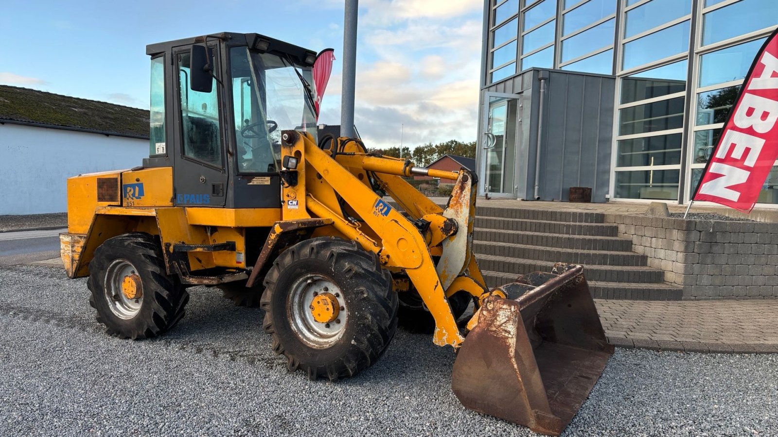 Radlader des Typs Paus RL 851 På vej ind., Gebrauchtmaschine in Gram (Bild 1)