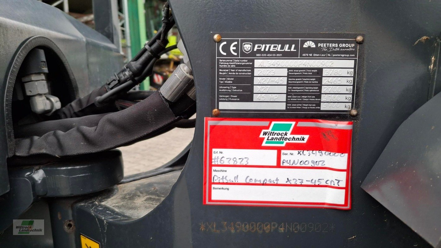 Radlader des Typs Pitbull Compact X27-45CRT, Neumaschine in Georgsheil (Bild 9)