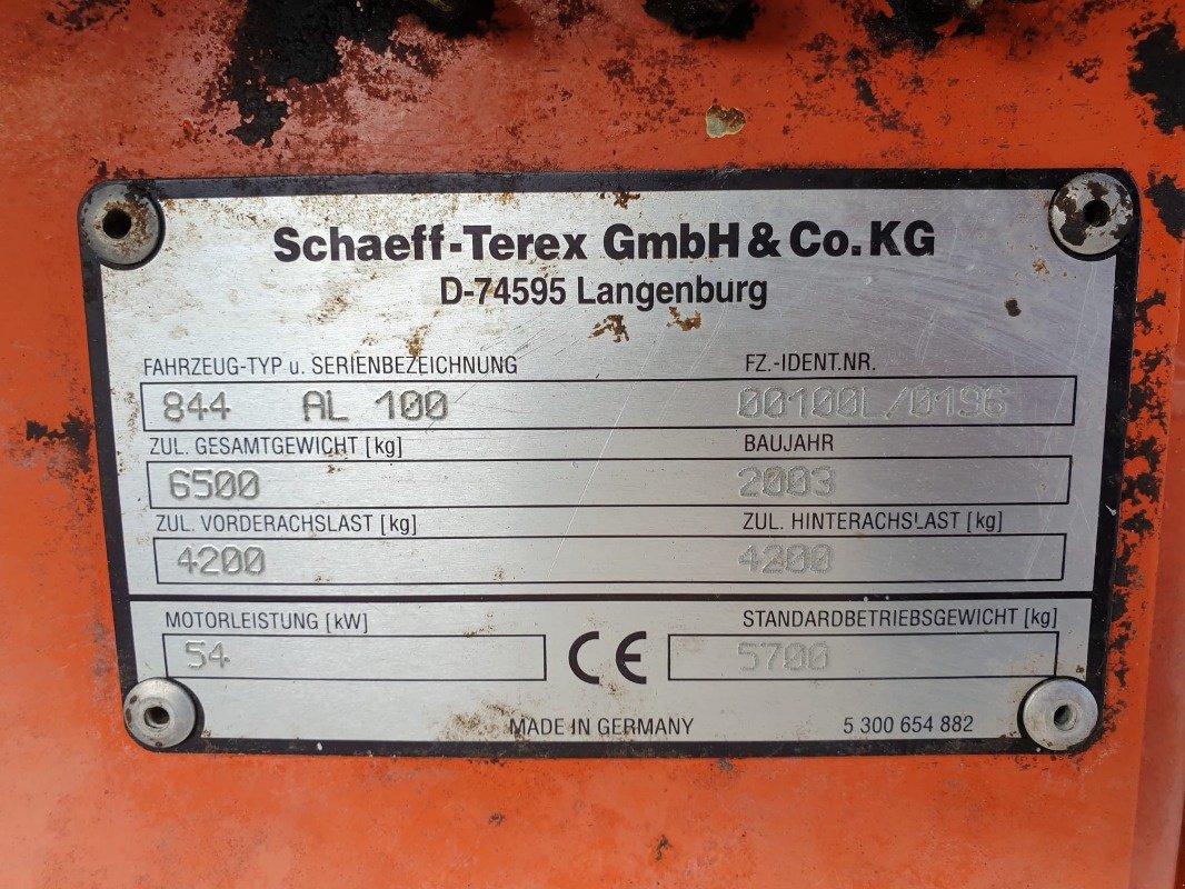 Radlader typu Schaeff AL 100, Gebrauchtmaschine w Sittensen (Zdjęcie 15)