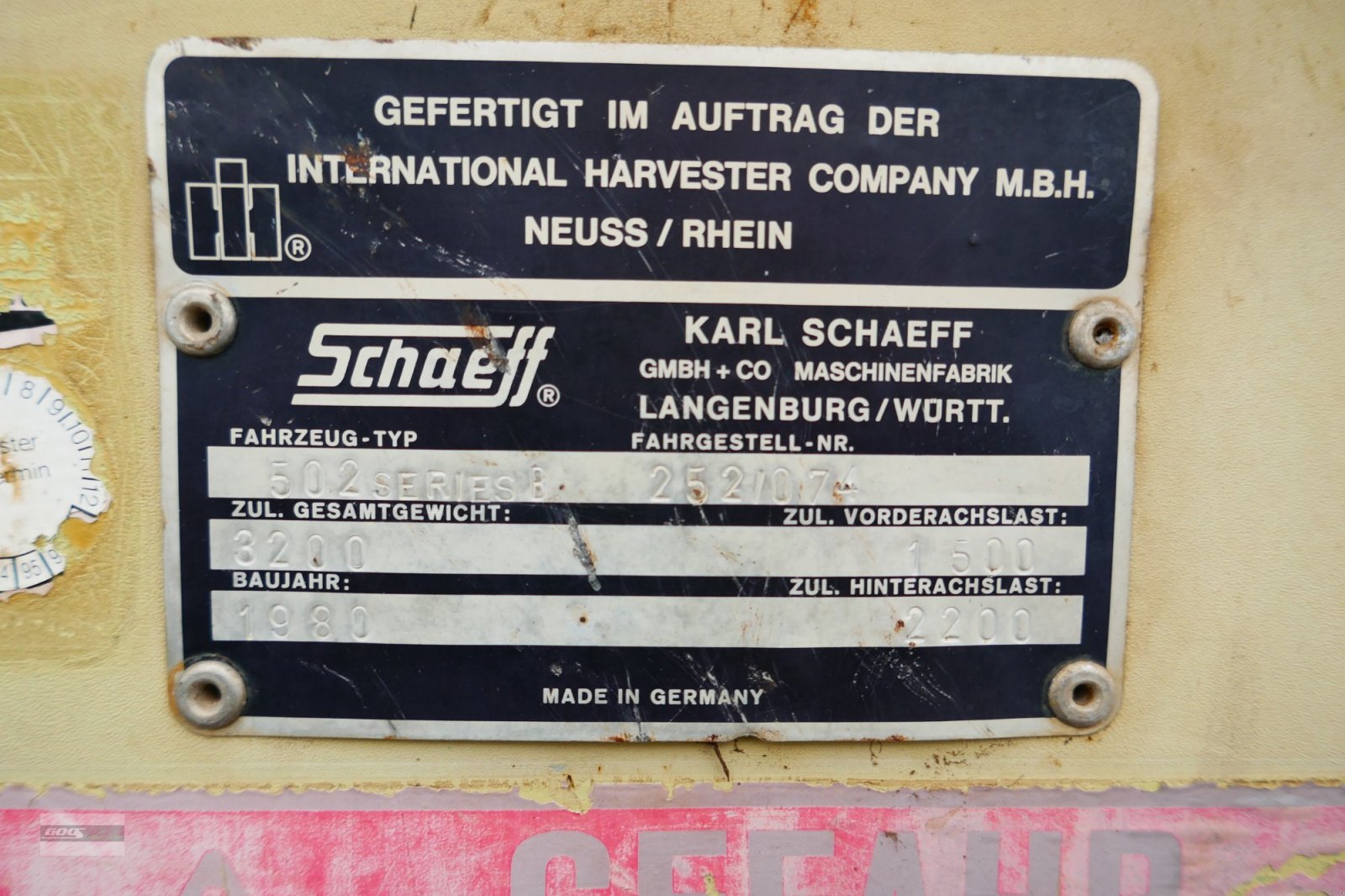 Radlader des Typs Schaeff Radlader 502. Einsatzbereit. Für Bastler, Gebrauchtmaschine in Langenzenn (Bild 5)