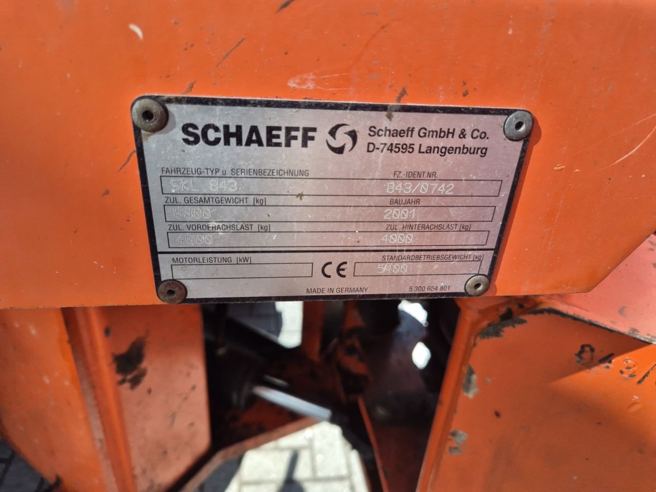 Radlader of the type Schaeff SKL 843, Gebrauchtmaschine in Lunteren (Picture 9)