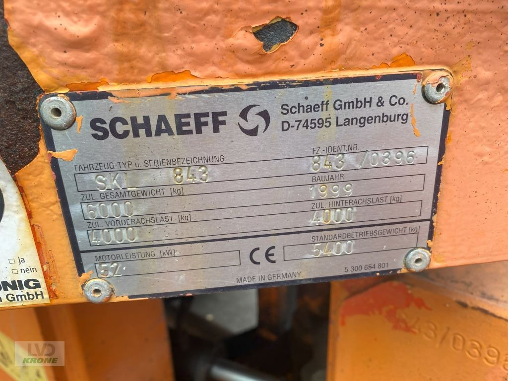 Radlader of the type Schaeff SKL843, Gebrauchtmaschine in Groß Munzel (Picture 15)