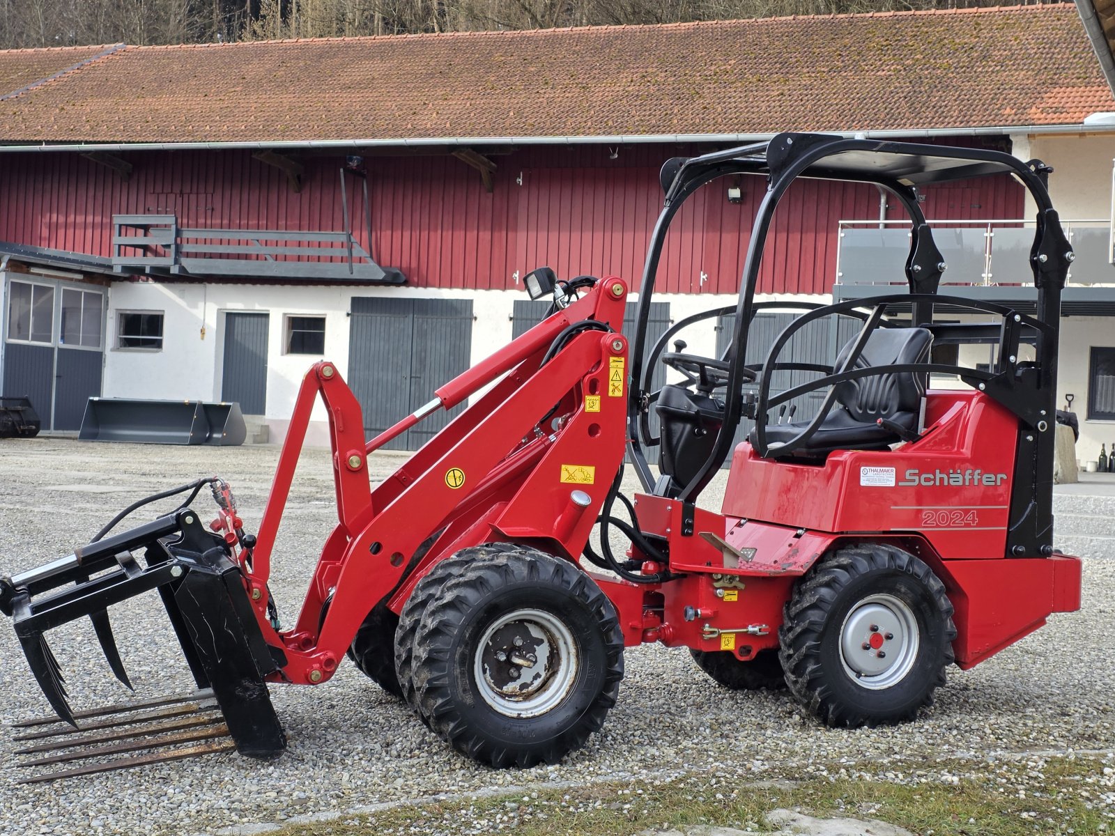 Radlader des Typs Schäffer 2024, Gebrauchtmaschine in Oberornau (Bild 2)