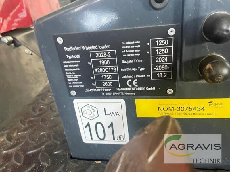 Radlader типа Schäffer 2028-2, Neumaschine в Nienburg (Фотография 8)