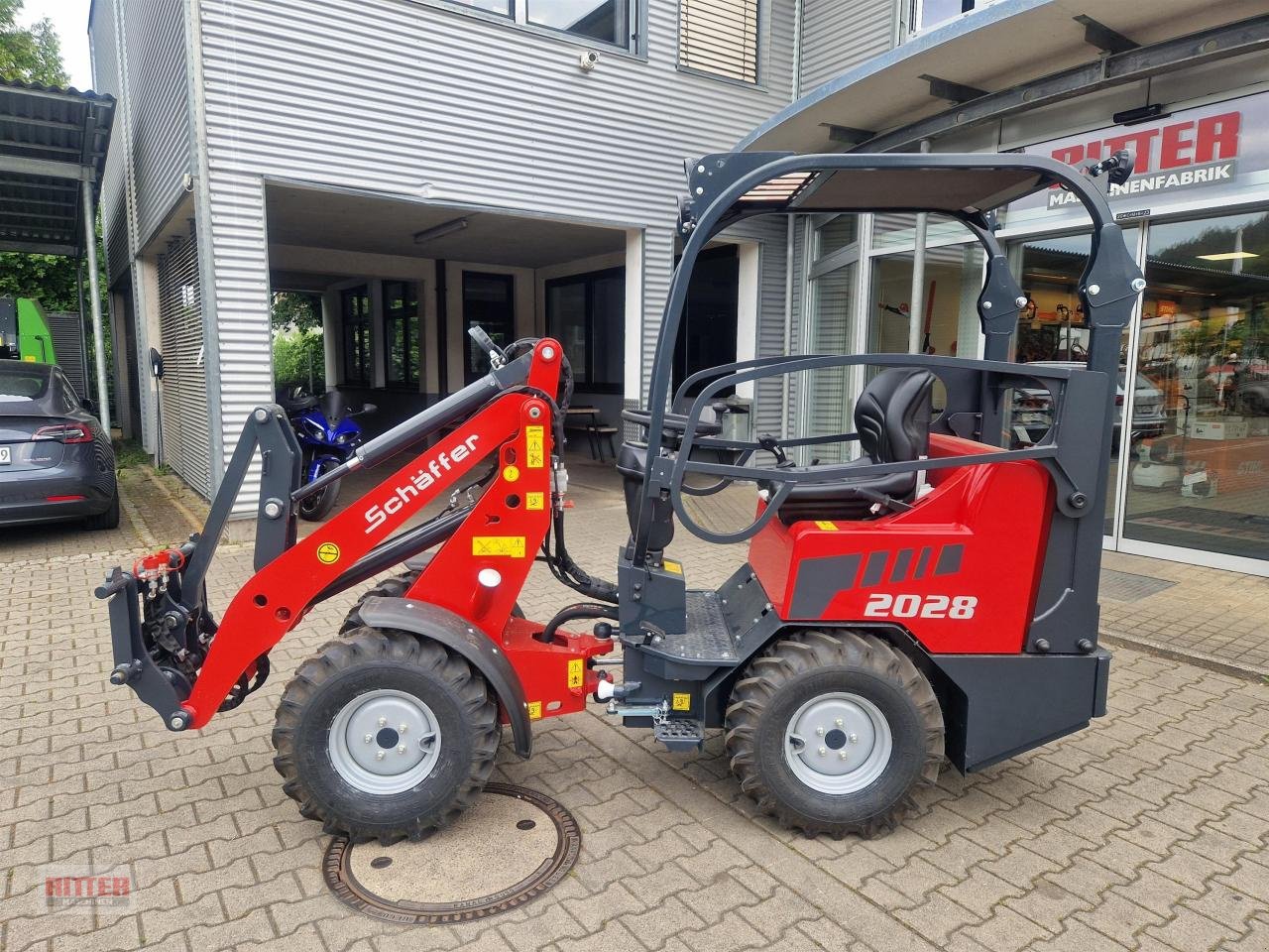 Radlader του τύπου Schäffer 2028-2, Neumaschine σε Zell a. H. (Φωτογραφία 2)