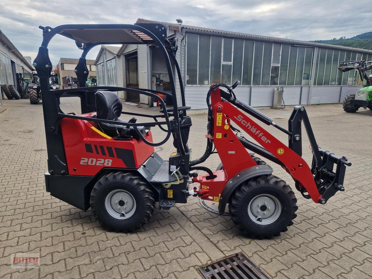 Radlader του τύπου Schäffer 2028-2, Neumaschine σε Zell a. H. (Φωτογραφία 4)