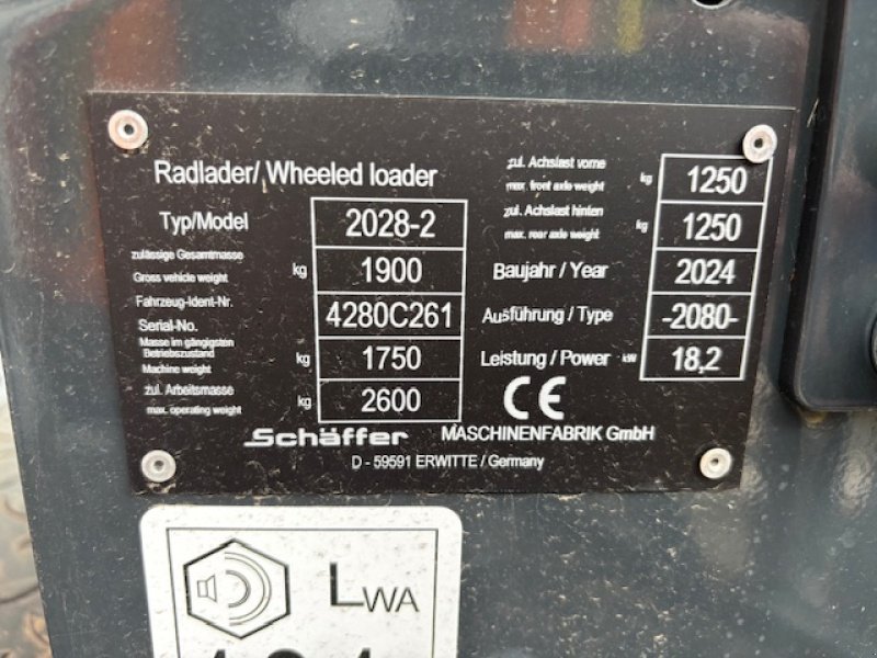 Radlader des Typs Schäffer 2028-2, Neumaschine in Werther (Bild 4)
