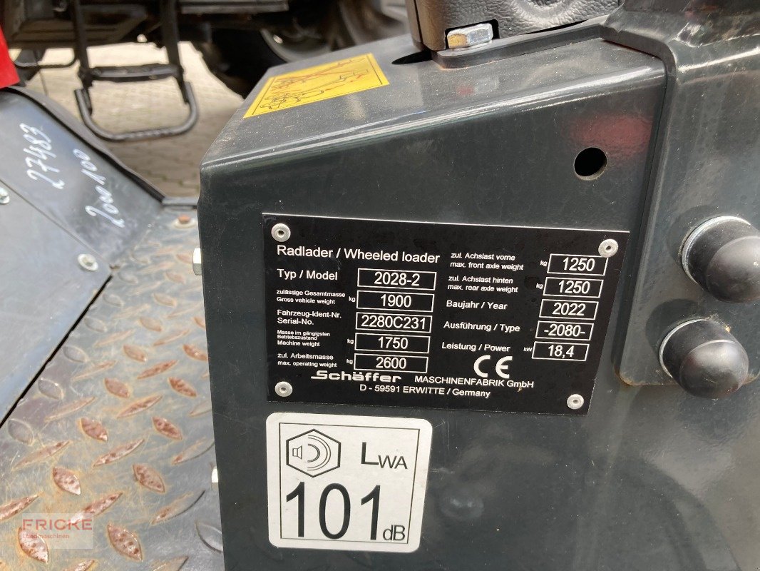 Radlader του τύπου Schäffer 2028, Gebrauchtmaschine σε Bockel - Gyhum (Φωτογραφία 15)