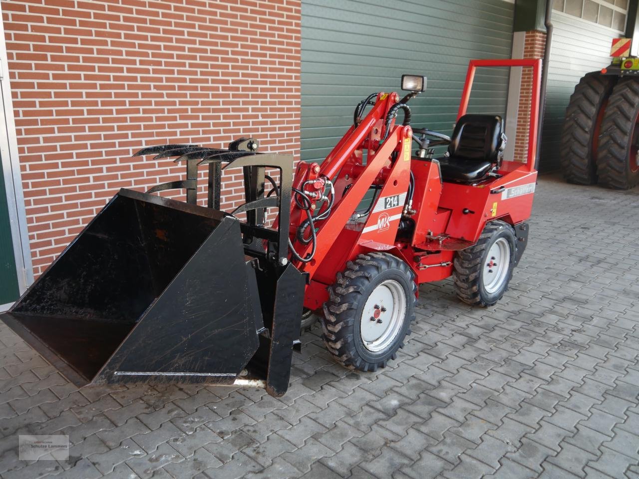 Radlader des Typs Schäffer 214 / 2 nur 1812 Std., Gebrauchtmaschine in Borken (Bild 4)