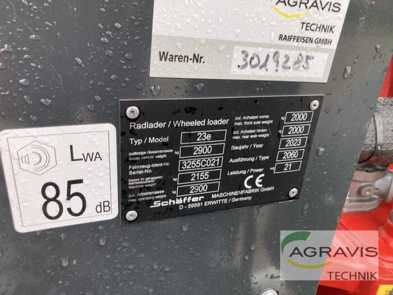 Radlader от тип Schäffer 23E, Vorführmaschine в Nienburg (Снимка 17)